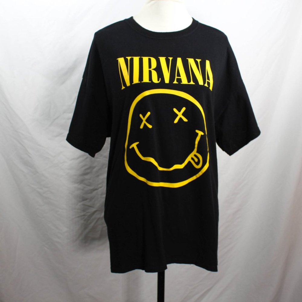 Nirvana Official Unisex Men's Graphic Tee T Shirt Size XL Grunge